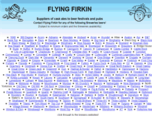 Tablet Screenshot of flyingfirkin.co.uk